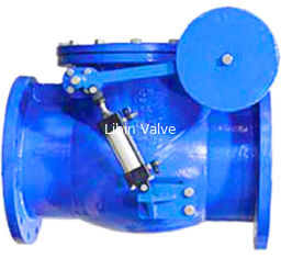 Flange Connections Swing Check Valve , Non Return Valve With Resilient / Metal Seated