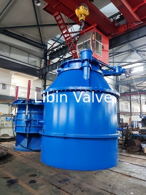 Vastkoppelventiel van ductiel ijzer / turbine-bypassventiel Grootte DN100 - DN2400